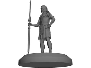 Roman Soldier Pilum Spear 3D Model