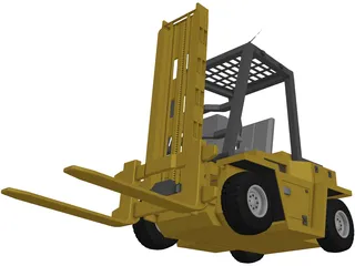 Forklift 3D Model