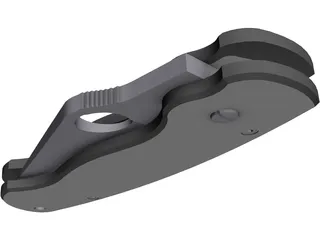 Folding Knife 3D Model