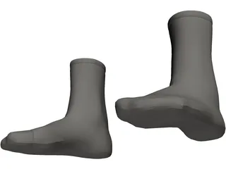 Socks 3D Model