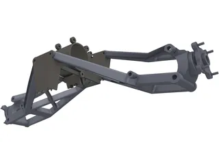 Polaris Outlaw 500 Rear Suspension 3D Model