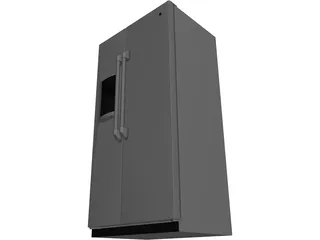 GE Refrigerator 3D Model