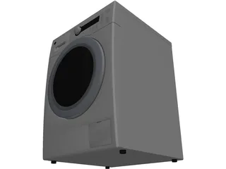 GE Washer and Dryer 3D Model