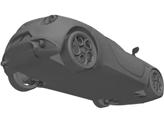 Alfa Romeo 4C 3D Model