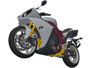 Yamaha R1 3D Model