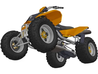 KTM Quad 3D Model