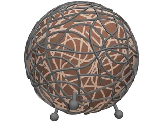 Ball Lamp 3D Model