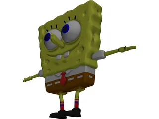 Sponge Bob Squarepants 3D Model