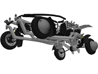 Buggy Dakar Concept 3D Model