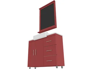 Bathroom Vanity 3D Model