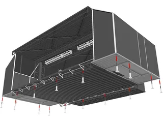 Trailer Stage 3D Model