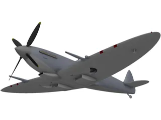 Spitfire 3D Model