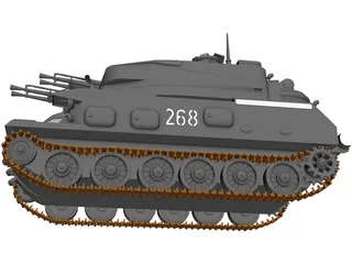 ZSU-23-4 Shilka 3D Model