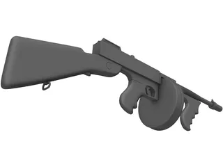 Thompson Model 1929 3D Model