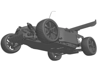 Buggy Remote Radio Control Car 3D Model