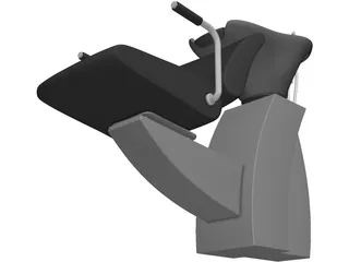 Barber Chair 3D Model