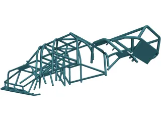 Ford Ranger Prerunner Roll Cage 3D Model