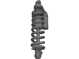 X Fusion Vector R Mountain Bike Shock Absorber 3D Model