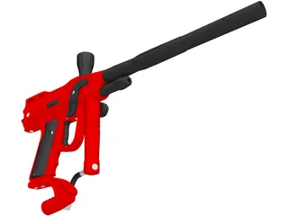 Paintball Gun 3D Model