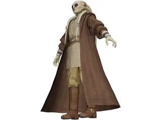 Star Wars Kit Fisto 3D Model