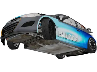 Hyundai i20 WRC (2013) 3D Model