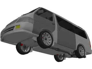 Toyota HiAce (2004) 3D Model