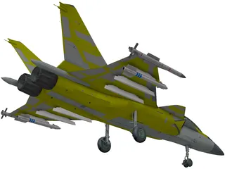 AF-36 Front Line Fighter 3D Model