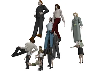 People Person Collection 3D Model