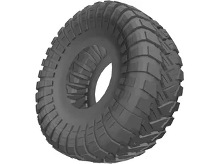 Maxxis Trepador Tire 3D Model