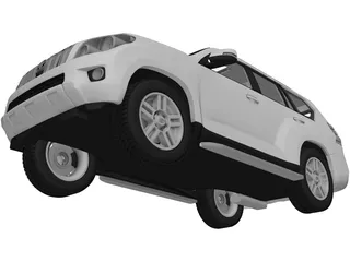 Toyota Land Cruiser Prado (2010) 3D Model