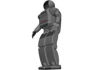 Honda Asimo Robot 3D Model