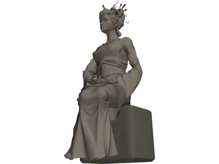 Women Chinese 3D Model