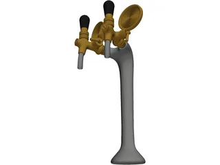 Bar Beer Tap 3D Model