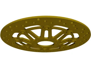 Honda CBR600F3 Frony Brake Rotor 3D Model