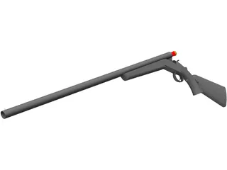 Winchester 12 Gause 3D Model