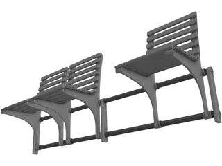 Bench 3D Model