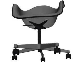 Eames Plastic Chair 3D Model