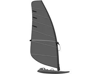 Surfboard 3D Model