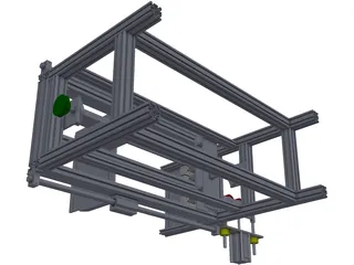 PVC Loading and Packing Machine 3D Model