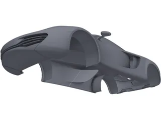 McLaren MP4-12C Body 3D Model