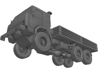 Kamaz 5350 3D Model