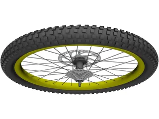 MTB Wheel 3D Model