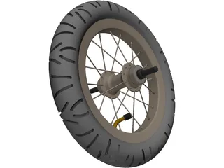 Wheel 12 inch 3D Model