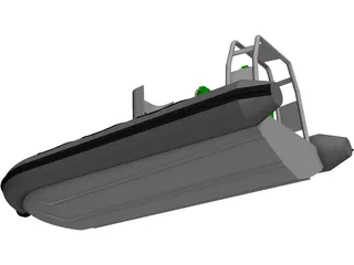 RHIB 3D Model