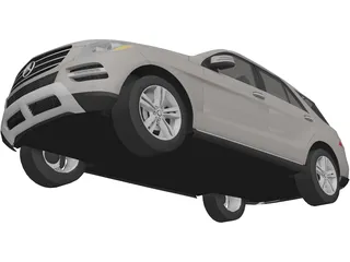 Mercedes-Benz M-Class (2012) 3D Model