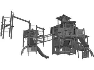 Children Playground 3D Model