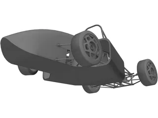 Formula SAE Prototype Car 3D Model