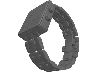 Binary Watch 3D Model