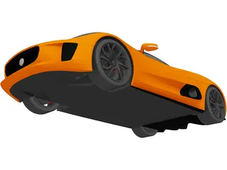 Jaguar C-X75 Concept 3D Model