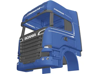 Scania R730 Cabin 3D Model